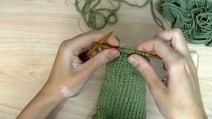 Варежки "Крокодильчики" ♥ Палец индийским клином  ♥ Вяжем спицами ♥  Wild Rose ♥