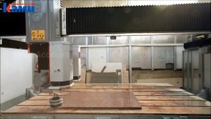 5-осевой моноблочный станок для раскроя камня OMAG DIGITALE 5 | КАК ШЛИФУЕТСЯ МРАМОРНЫЙ СЛЕБ