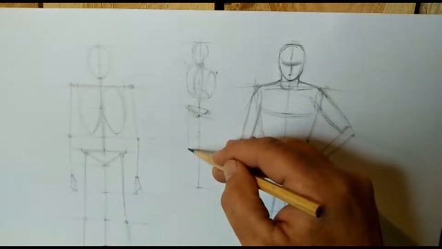 "Построение фигуры человека в пространстве". Осипов Е.Е. Художественная школа. смотреть онлайн