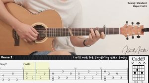 A Thousand Years - Christina Perri | Fingerstyle Guitar | TAB + Chords + Lyrics