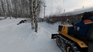 Гусеничный минитрактор 17 л.с