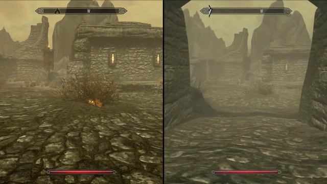 The Elder Scrolls V Skyrim Xbox Series X vs Xbox One Comparison [FPS Boost]