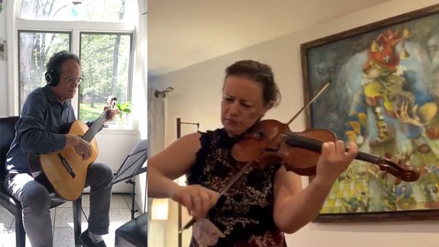 Yulia Ziskel and Scott Kuney Perform Paganini’s “Cantabile”