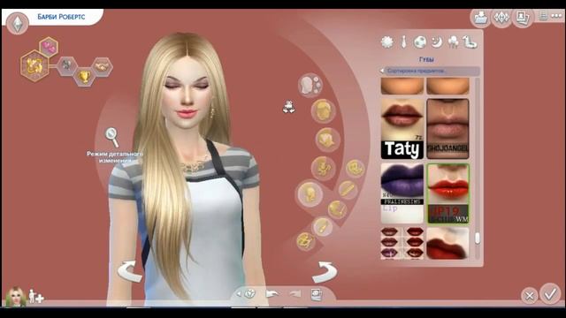 Создание персонажа The Sims 4 "Барби" ♡ смотреть онлайн
