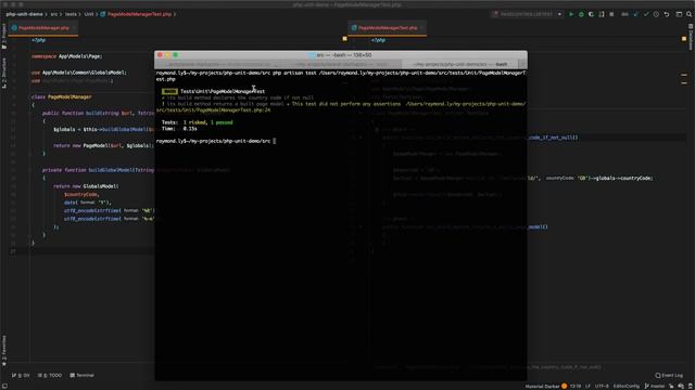 Laravel Unit Test with PHPUnit
