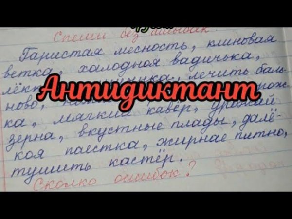 Напиши в комментариях сколько ошибок. Получи в подарок - тетрадку!