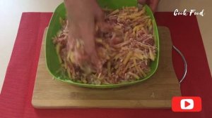 Запеканка с ФАРШЕМ и КАРТОФЕЛЕМ + КАПУСТА!???Casserole with minced potatoes and cabbage!