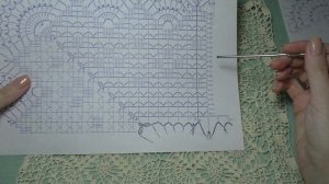 Квадратный мотив _ажурный ананас_ #29 - продолжение каймы часть 2.