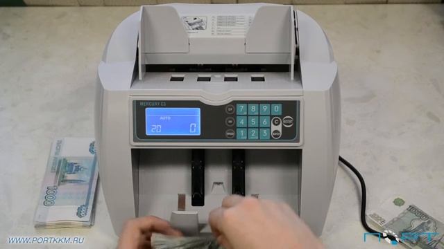 Обзор счетчика банкнот Mercury C3 (функции, характеристики) смотреть онлайн