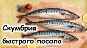 Вкусная скумбрия домашнего посола