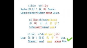 Диалог 1 знакомство на китайском языке! Попробуйте говорить и писать иероглифы за видео ,это легко!