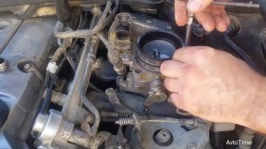 Снятие и Чистка Дросельной Заслонки Мерседеса w210