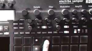 Sampling on korg electribe 2s (2017)