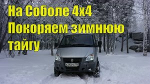 Соболь 4х4 штурмуем снежный лес! Зимний оффроуд, экстрим!