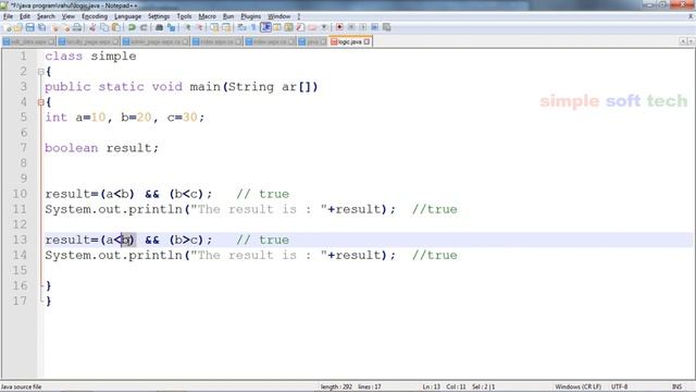 Logical Operator in java | Tamil | Java Tutorial in tamil смотреть онлайн