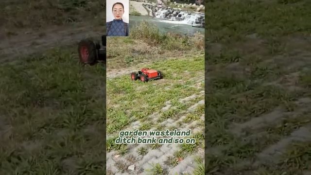 China made brush mower for slopes low price for sale, Chinese best remote control brush mower