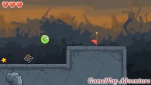 Green ball and fat boss in Red Ball 4 Box Factory with Boss Fights All Levels ( 31 - 45 )