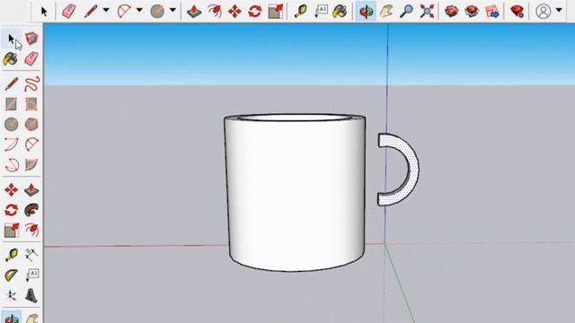 Как нарисовать конус в sketchup