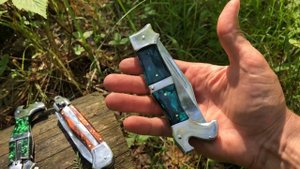 Мои лучшие выкидные ножи зоновские ножи отдыхают! Легендарные ножи СССР популярные всегда!