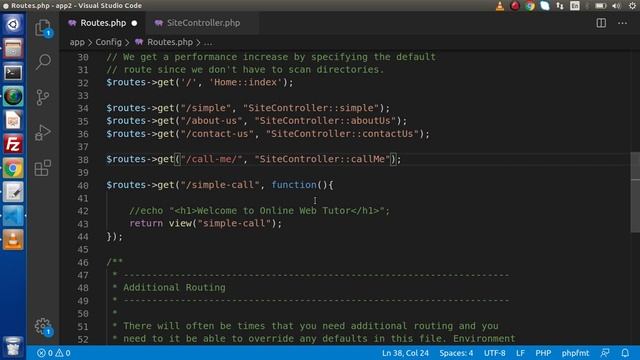 Learn CodeIgniter 4 Framework Tutorials #10 Parametrized Routing | URI Routing