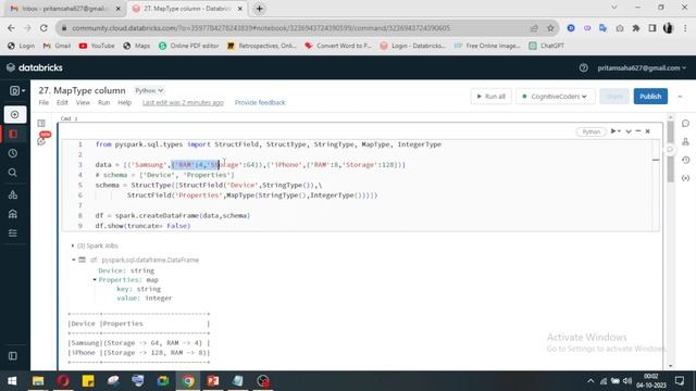 How to handle MapType column in PySpark | Databricks Tutorial | Data Engineering