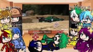 Pixar Cars React to Real Cars(Top 10 Best Sounding Cars in the Goodwood Festival)|Gacha Club|Part 2