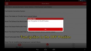 Launch X431 PRO - DPF Static Regeneration Регенерация сажевого фильтра