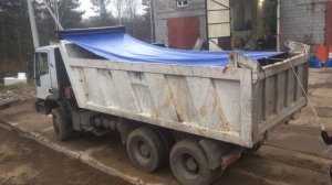 Полуавтоматический полог на самосвал