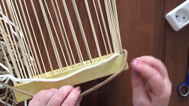 Корзинка плетеная. Своими руками. С крышкой.