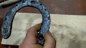 Старая Немецкая Подкова с Гвоздём на Память.Чистка Пподковы.Сувенир из Старой Подковы.