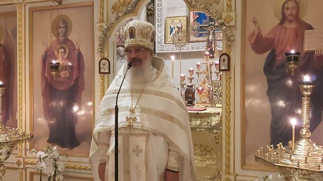 Проповедь архимандрита Амвросия на ночной Литургии праздника святого пророка Илии смотреть онлайн