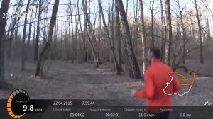 20150422_1 Пробежка, Битцевский парк, 12 км