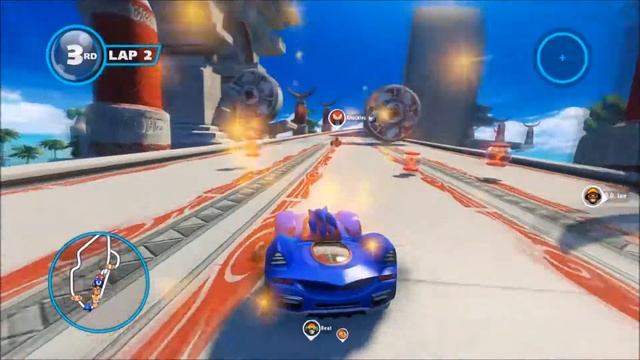 Sonic racing Transformed Соник гонки