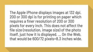 Can iPhone take 300 dpi photos?