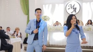 Евгений и Марина Перняевы - "Би чамд дуртав" на калмыцкой свадьбе!