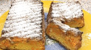 Пирог к чаю с начинкой из моркови и изюма