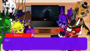 FNaF 1 +The Puppet/Marionette and Springtrap react to the FNaF movie final trailer | Trailer in des