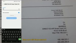 HP Smart Tank 515 WiFi Direct Setup - Connect Wifi Direct with Android Phone