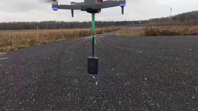Тест грузоподъёмности квадрокоптера KF101
