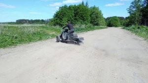 Снегоход Тофалар с колесами вместо лыж