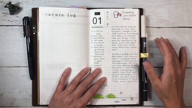 One Book July Update | Bullet Journal | Standard size смотреть онлайн