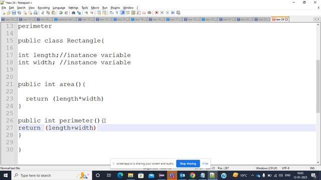 Java for beginners l Classes and Objects | package | instance method and  variable @javaguide8275