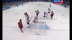 Хоккей. Латвия-Швейцария! Вратарь отбил головой! Сочи 2014.