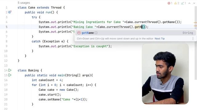 Methods in Thread Class Java | Tamil | code io