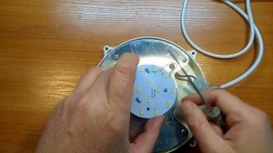 Ремонт светодиодного светильника.