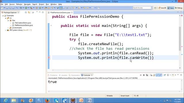 How to set permissions for file in java?