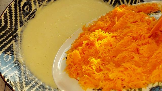 Тыквенный пирог, очень вкусный и быстрый рецепт