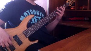 Группа "Кино" Песня без слов (cover bass + табы/ноты в описании)