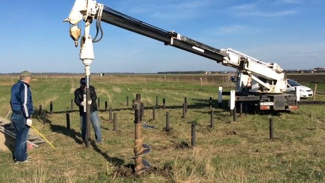 Закручивание свай смотреть онлайн