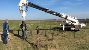 Закручивание свай